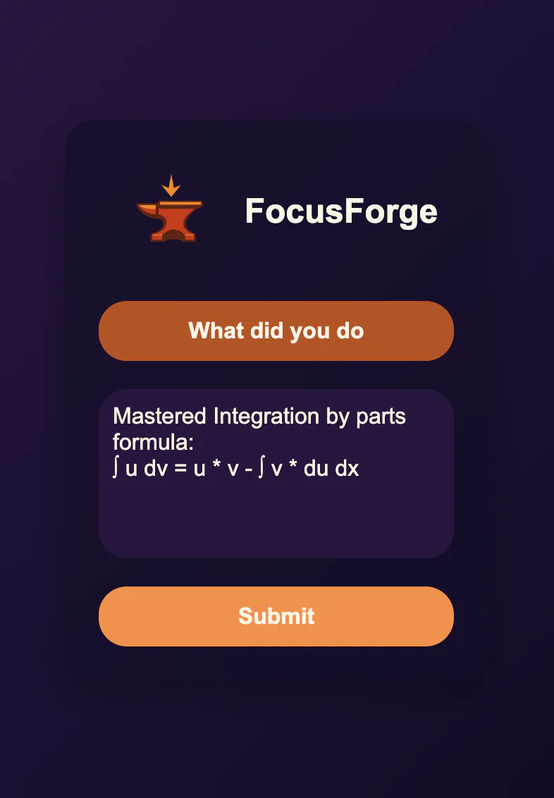 FocusForge screenshot 4